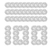 Couvertures alimentaires en feuille d'aluminium isolées pour bol de | Couvertures alimentaires élastiques réutilisables pour table de salle à manger, bol de cuisine, restes, fête, pique-nique