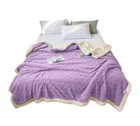 Couvertures chaudes en microfibre chaude, épaisse, douce et pelucheuse | Imitation cachemire chaud hiver douillet décoratif fourrure pleine taille épaisse douce peluche pour lit, canapé, canapé