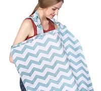 Couvertures d'allaitement,Allaitement 100% Coton Châle respirant - Réglable, Parfait Bébé Douche Cadeau pour mamans, nouveau-nés, nourrissons ou tout-petits(M12)