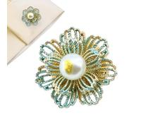 Couvertures de bijoux bouton | Épingles à perles de fleurs, 2.5cm/0.98 pouces, couvre-boutons de bijoux pour vêtements de mariage, chemise, chemisier, jean, artisanat