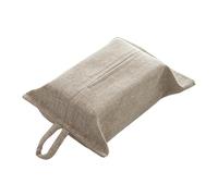 Couvertures de boîte à mouchoirs en Tissu avec Corde, Beige
