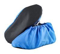 Couvertures de bottes imperméables, housses réutilisables : pluie sans neige, machine, revêtement poète poudre pour homme et femme, extérieur, vélo, bleu, Consulte la descripción