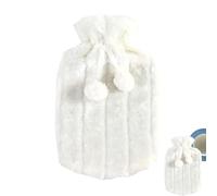 Couvertures de bouillotte isolées : couverture en fourrure de de 2 litres, étui souple pour bouteilles, aide à soulager les douleurs et les crampes musculaires, maintient la chaleur de 6 à 8