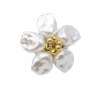 Couvertures De Boutons De Chemise - Boutonns De Manchette Avec Embellissements De Fleurs De Perles De 2,9 Cm | Boutons Bijoux Pince Pour Chemisiers Vêtements Chemises Habillées Tenue Décontractée