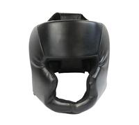 Couvertures De Boxe - Cuir PU Noir Réglable, Protection du Visage Complète, Rembourrage Tampon, Trous De Ventilation Respirant, Boxe MMA Thai Sparring | Kickboxing Aux Prises avec A