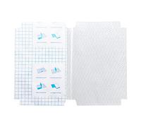 Couvertures de Cahiers D'exercices Couverture de Livre Auto-adhésive Film Clair Dos Collant Grille de Film Plastique Protecteur D'ordinateur Portable B5