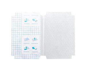 Couvertures de Cahiers D'exercices Couverture de Livre Auto-adhésive Film Clair Dos Collant Grille de Film Plastique Protecteur D'ordinateur Portable B5