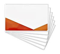 Couvertures de cartes collectives, manchons de protection des cartes commerciales | Couvertures de 10 x PVC pour cartes de transport - Couverture de protection claire et claire pour les jeunes femmes