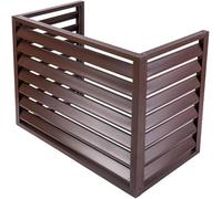 Couvertures de climatiseur pour unités extérieures, couverture de climatiseur de fenêtre extérieure, couverture de fenêtre AC intérieure extérieure, Convient pour la décoration au sol, chamb