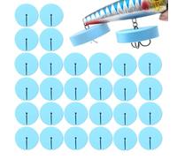 Couvertures De Crochets De Pêche - 30pcs Treble Hook Gardes De Protection | Kit D'accessoires De Pêche Portable Pour L'eau Salée D'eau Douce, Les Crochets De Gabarit Protecteur De Sécurité Pour Les Pê