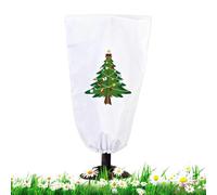 Couvertures de d'hiver | Bouclier solaire avec fermeture à glissière,Conception de Noël Couvertures d'hiver Protection contre le gel | pour Jardin Arbre Arbuste Buisson Pelouse Légumes