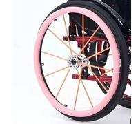 Couvertures de jante de poussée de fauteuil roulant de 24 pouces/22 pouces, 1 paire de couverture de protection d'anneau de poussée de roue arrière de fauteuil roulant, couvertures de main courante de