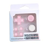 Couvertures de joystick souples ABXY Autocollant Skin D-pad Bouton Autocollants Capuchons pour NS2 Accessoires de jeu Accessoires de manette de jeu