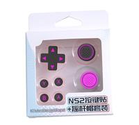 Couvertures de joystick souples ABXY Autocollant Skin D-pad Bouton Autocollants Capuchons pour NS2 Accessoires de jeu Accessoires de manette de jeu