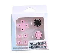 Couvertures de joystick souples ABXY Autocollant Skin D-pad Bouton Autocollants Capuchons pour NS2 Accessoires de jeu Accessoires de manette de jeu