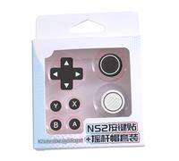 Couvertures de joystick souples ABXY Autocollant Skin D-pad Bouton Autocollants Capuchons pour NS2 Accessoires de jeu Accessoires de manette de jeu