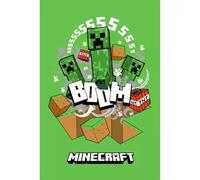 Couvertures de marque Minecraft. Modèle Minecraft Fleecedecke 100 x 150 cm