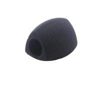 Couvertures de mousse de microphone, Pare-brise en mousse for microphones d'interview portables, ouverture de 40mm, multicolore(Black)