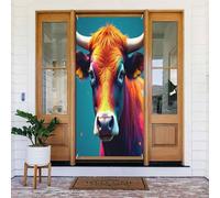 Couvertures de porte décoratives pour intérieur/extérieur, printemps, été, automne, hiver, Halloween, Noël, décoration d'intérieur