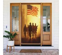 Couvertures de porte décoratives pour intérieur/extérieur, printemps, été, automne, hiver, Halloween, Noël, décoration d'intérieur