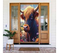 Couvertures de porte décoratives pour intérieur/extérieur, printemps, été, automne, hiver, Halloween, Noël, décoration d'intérieur