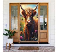 Couvertures de porte décoratives pour intérieur/extérieur, printemps, été, automne, hiver, Halloween, Noël, décoration d'intérieur