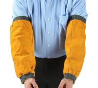 Couvertures de protection de bras en cuir - manchons de protection thermique soudage à l'épreuve | Enroulement de soudage enveloppant de sécurité hommes résistants à la flamme pour m