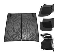 Couvertures de protection de la vie privée des fenêtres de voiture, housses de fenêtre de camping, filet d'écran de fenêtre de confidentialité écran de maille de voiture extensible de camping, filet