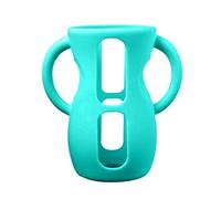 Couvertures de protection en silicone pour bouteilles en verre, résistant aux chocs, support flexible avec poignée, support en silicone élastique