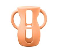 Couvertures de protection en silicone pour bouteilles en verre, résistant aux chocs, support flexible avec poignée, support en silicone élastique