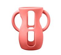 Couvertures de protection en silicone pour bouteilles en verre, résistant aux chocs, support flexible avec poignée, support en silicone élastique