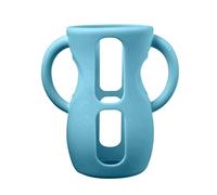 Couvertures de protection en silicone pour bouteilles en verre, résistant aux chocs, support flexible avec poignée, support en silicone élastique