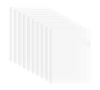 Couvertures de Rapport A4, 10pcs A4 Reliure Présentation Dossier, Plastique Chemise Couvertures, Transparent Dossier Coulissante, Barre Coulissante Présentation Dossier Fichiers.Hold 75 feuilles