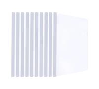 Couvertures de rapports avec Barre coulissante, classeur de Documents de présentation en Papier A4 Transparent de 8mm, 10 pièces(10 Pcs Clear)