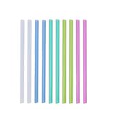 Couvertures de rapports avec Barre coulissante, classeur de Documents de présentation en Papier A4 Transparent de 8mm, 10 pièces(10 Pcs Multi-Colored)