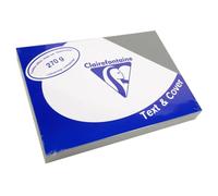 Couvertures de reliure - CLAIREFONTAINE - A4 - Cuir 270g - 100 pièces - Gris ardoise