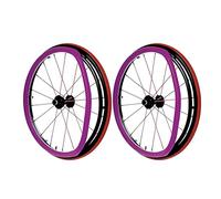 Couvertures de roues de fauteuil roulant en silico Housses de protection for main courante fauteuil roulant, lot 1 paire, multicolores, 20 à 24 pouces(Purple,24in)