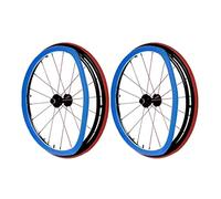 Couvertures de roues de fauteuil roulant en silico Housses de protection for main courante fauteuil roulant, lot 1 paire, multicolores, 20 à 24 pouces(Blue,22in)