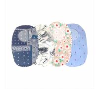 Couvertures de sacs de colostomie - Set de sacs de vêtements de soutien à l'ostomie avec ouverture ronde de 3" pour soins de la stomie d'ileostomie, tissu doux et respirant, 4 PC