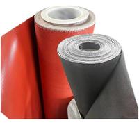 Couvertures De Soudage, Couverture De Soudage en Tissu De Silicone, Couverture Anti-feu en Fibre De Verre, Utilisée pour La Protection Contre Les étincelles, Les Chantiers, Red, 1MX1MX0.4mm