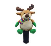 Couvertures De Tête De Club De Golf, avec Tissu Doux, Rouge, Couvertures De Golf Festives, Animaux De Tête De Club De en Peluche, Légère Et Portable, pour Bois, Hybrides, Maillet, Voy