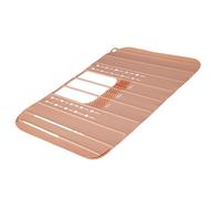 Couvertures d'éviers pliables en silicone, tapis de brosse de maquillage, petits lavabos de salle de bain, tapis de rangement de maquillage