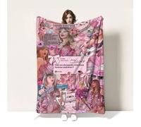 Couvertures en Molleton de Flanelle Taylor Swift,Couvertures Moelleuses Douces,Couverture de Canapé Lit Enfants,130*150CM,Style A7