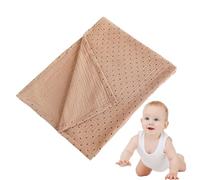 Couvertures en mousseline pour bébé | Couverture d'emmaillotage d'été en coton pour tout-petits - Réception et emballage confortables, serviette de bain unisexe douce pour la peau, couverture d'allait