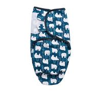 Couvertures En Mousseline Pour Bébé,Sac De Couchage Pour Avec Bonnet,Emmaillotage Doux,Coton Rond,Accessoires De Literie Pour Bébé,Serviette De Bain - Type Polar Bear-S