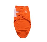 Couvertures En Mousseline Pour Bébé,Sac De Couchage Pour Avec Bonnet,Emmaillotage Doux,Coton Rond,Accessoires De Literie Pour Bébé,Serviette De Bain - Type Orange-S