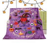 Couvertures Et Plaids Halloween Literie Polaire Chaude Fantôme Sorcière