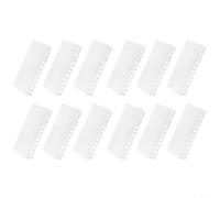Couvertures modulaires pour boîtes de distribution électriques en ABS robuste, montage facile à clic sans perçage, pour rail Hager/Schneider/DIN, isolation sûre Fentes libres, blanc, 24 pièces (24