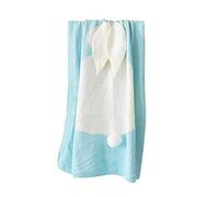 Couvertures personnalisées pour enfants en tricot de lapin pour nouveau-né Couverture de lit de bébé Serviettes de bain Tapis de jeu