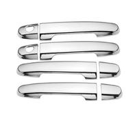 couvertures poignée porte Compatible Avec Toyota Pour Probox Pour Réussir 2002 2003 2004 2005 2006 2007-2015 2016 Couverture Poignée Porte Voiture Mise À Niveau Style(Siver 2 keyhole)